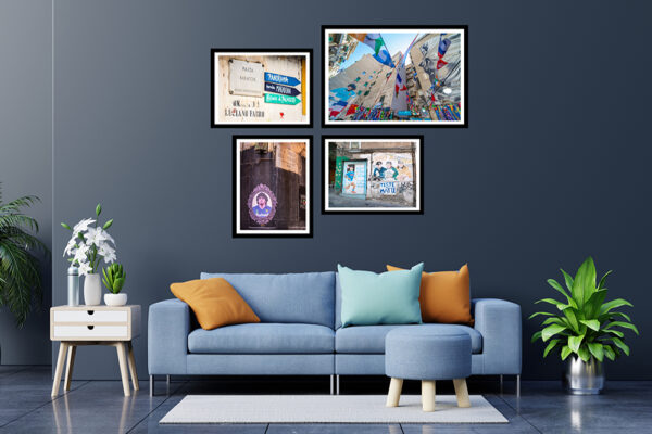 Modern living room interior with sofa and green plants,lamp,tabl